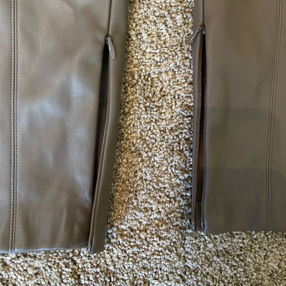 Zara Faux Leather Skinny Legging New - Picture 8 of 9